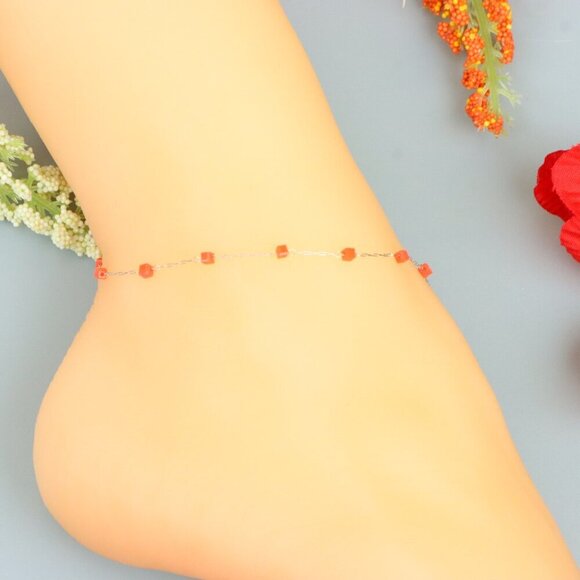 "Handmade Anklet – A Stylish Choice for Women, Thoughtful Gift Idea, EVCH1427 - Picture 6 of 10